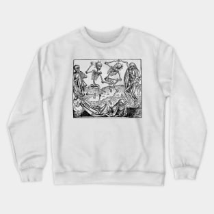 Dancing Skeletons from the Nuremberg Chronicle Crewneck Sweatshirt